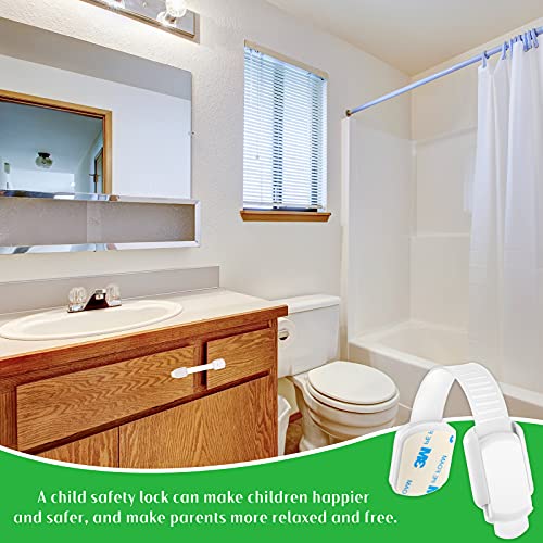 28 Pieces Baby Proofing Cabinet Strap Locks Kit Child Proof U-Shaped Sliding Locks Adjustable Strap Locks with Outlet Plugs Protection Cover for Drawer Cupboard Oven Refrigerator Toilets Seat | The Storepaperoomates Retail Market - Fast Affordable Shopping