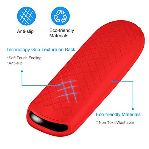 AKNES Silicone Cover for Playstation 5 Media Remote, Protective Skin Sleeve Case for PS5 Remote Control, with Hand Strap, Shockproof, Anti-Slip, Skin-Friendly,Bumper Back Cover – Red | The Storepaperoomates Retail Market - Fast Affordable Shopping