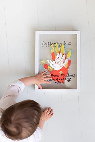 Pearhead Clear Family Handprint Frame, Family Print Keepsake, Multicolor DIY Art | The Storepaperoomates Retail Market - Fast Affordable Shopping