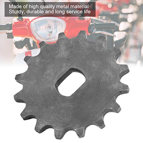 EVTSCAN Chain Sprocket Gear, 420 Model 16T Electric Scooter Motor Engine 16 Tooth Sprocket Metal Chain Wheel for 0.47×0.67inch / 12X17mm | The Storepaperoomates Retail Market - Fast Affordable Shopping
