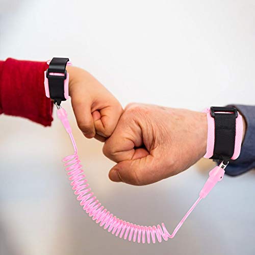 Haodeba 2 Pcs Anti-Lost Wristband, 8.2ft Wrist Link for Toddler, Anti-Lost Rope Belt | The Storepaperoomates Retail Market - Fast Affordable Shopping