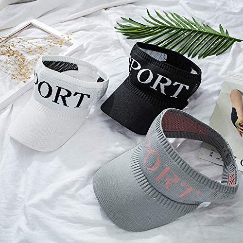 Yang Xin.Style Women’s Sunscreen Sports Sun Visor, Sports Breathable Empty top Summer Outdoor Sports Cotton Baseball Cap, Grey | The Storepaperoomates Retail Market - Fast Affordable Shopping