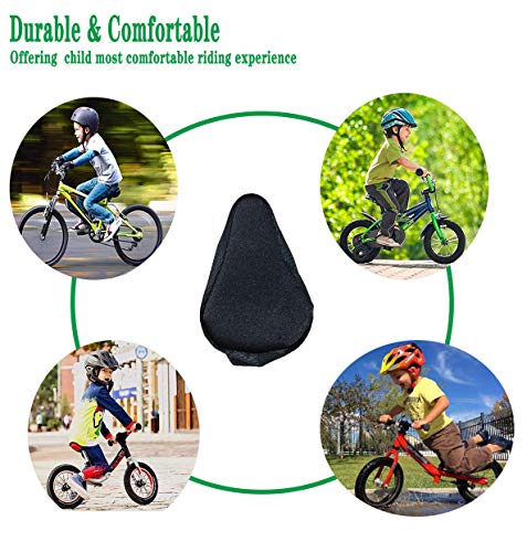 Kids Bike Gel Seat Cushion Cover, 8×5 inch Child Bike Seat Cover Premium Comfortable Small Bicycle Saddle Pad (Violet1) | The Storepaperoomates Retail Market - Fast Affordable Shopping