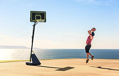 WIN.MAX Portable Basketball Hoops & Goal Outdoor Basketball Equipment Height Adjustable 8 FT to 10 FT 44 Inch Premium PC Backboard with Wheels for Youth Kids & Adults Outside Indoor Use (PE) | The Storepaperoomates Retail Market - Fast Affordable Shopping