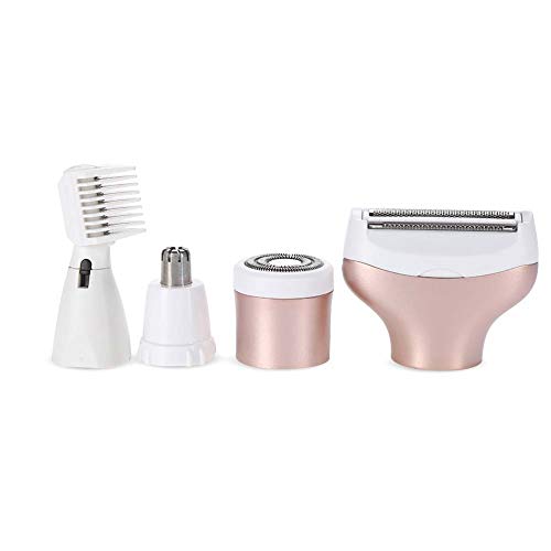 Women Electric Shavers, 4 In 1 Portable Lady Hair Removal Kit Women Mini Electric Shaving Cutter Set For Women Legs Underarms Public Hair Bikini Line(Rose Gold) | The Storepaperoomates Retail Market - Fast Affordable Shopping