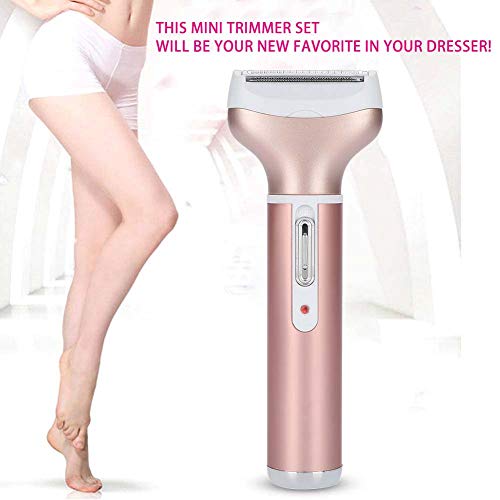 Women Electric Shavers, 4 In 1 Portable Lady Hair Removal Kit Women Mini Electric Shaving Cutter Set For Women Legs Underarms Public Hair Bikini Line(Rose Gold) | The Storepaperoomates Retail Market - Fast Affordable Shopping