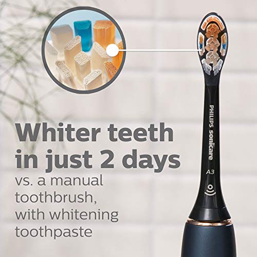 Philips Sonicare Genuine A3 Premium All-in-One Replacement Toothbrush Heads, 2 Brush Heads, Black, HX9092/95 | The Storepaperoomates Retail Market - Fast Affordable Shopping