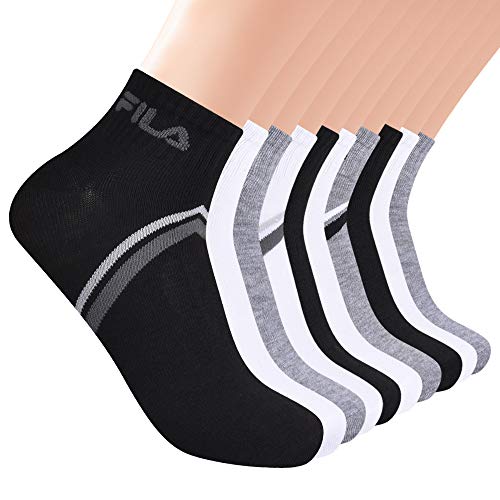 Fila mens Chevron Striped Quarter Socks, Multi (10 Pack), One Size US | The Storepaperoomates Retail Market - Fast Affordable Shopping