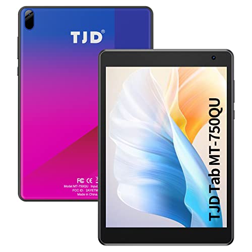 Tablets, TJD Android Tablet 7.5 inch, IPS FHD 1440×1080 Resolution Display, 2GB RAM 32GB Storage (512GB Expandable Storage), Quad-Core Processor, Google GMS Certified/Dual Camera/WiFi/Bluetooth/Type-C | The Storepaperoomates Retail Market - Fast Affordable Shopping
