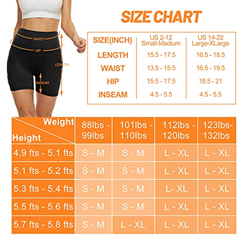 4 Pack Biker Shorts for Women – 5″ High Waisted Stretch Spandex Workout Shorts for Summer Yoga Running Athletic | The Storepaperoomates Retail Market - Fast Affordable Shopping
