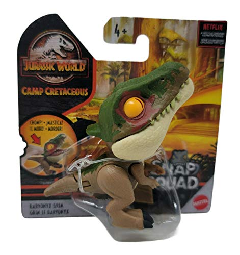 Figurine JurassicWorld Snap Squad 2021 Camp Cretaceous [Baryonyx Grim] 2″ inch Chomper
