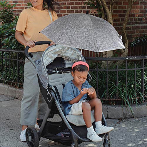 TOYANDONA Stroller Sun Cover Umbrella Clip On Sun Shade Blackout Blind UV Rain Protection Umbrella for Strollers Bicycle Baby Carriage Cart Grey | The Storepaperoomates Retail Market - Fast Affordable Shopping