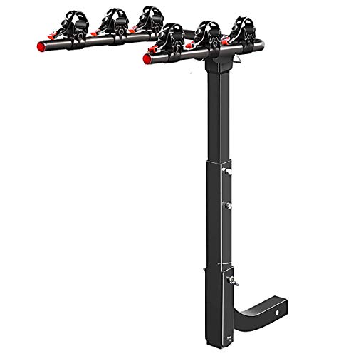 Best Companions Bikes Mount Hitch Rack, Bicycle Carrier for Cars, Trucks with 2″ Hitch Receiver (3-Bikes) | The Storepaperoomates Retail Market - Fast Affordable Shopping