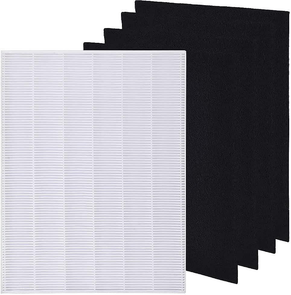 115115 Filter, Replacement Filters A 115115 Size 21 Compatible with Winix PlasmaWave air Purifier 5300 6300 5300-2 6300-2 P300 C535 AM90 1 True HEPA Filter and 4 Active Cotton Filters ( White+Black ) | The Storepaperoomates Retail Market - Fast Affordable Shopping