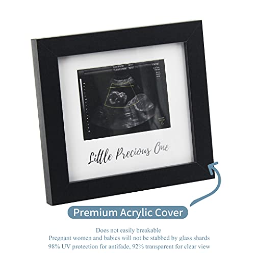 Baby Sonogram Picture Frame, Ultrasound Picture Frame, Sonogram Photo Frame, Baby Shower, Gender Reveal, Baby Announcement, Congrats on Pregnancy Gift (Black)) | The Storepaperoomates Retail Market - Fast Affordable Shopping