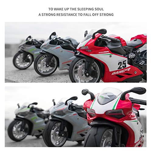 Pull Back Motorcycle Model – 1:12 Scale Toy Motorcycle,Motorcycle Toy with Light and Music Gift for Children Boys and Girls (Red) | The Storepaperoomates Retail Market - Fast Affordable Shopping
