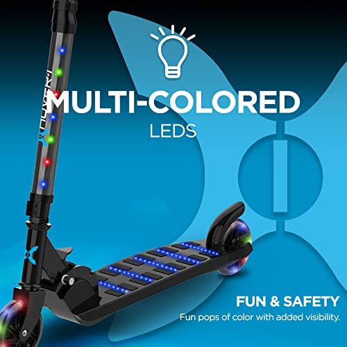 Hover-1 Nano Kick Scooter for Kids (5+ Year Old) | Features Lean-to-Turn Axle, Solid PU Tires & Slim-Design, 110 LB Max Weight, Safe for Kids, Black | The Storepaperoomates Retail Market - Fast Affordable Shopping