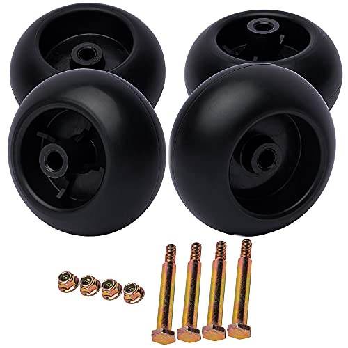 4 Pack lawn mower Deck Wheels Replacement 753-04856A 133957 734-3058B Fit for Craftsman Husqvarna Cub Cadet | The Storepaperoomates Retail Market - Fast Affordable Shopping