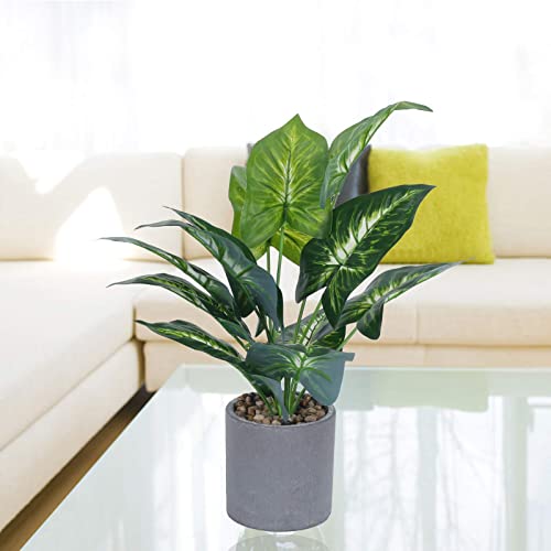 GTIDEA 16 Inch Fake Potted Plants Decor Small Artificial Greenery in Pot Faux Outdoor Plant for Home Indoor Office Table Bathroom Garden Decor | The Storepaperoomates Retail Market - Fast Affordable Shopping