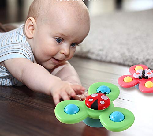 3PCS Suction Cup Spinner Toy Cartoon Animal Rotating Suction Cups Suction Cup Spinning Toys,Baby Bath Spinner Toy with Rotating Suction Cup for Bathrooms, Dining Tables, Refrigerators, Glass windows | The Storepaperoomates Retail Market - Fast Affordable Shopping