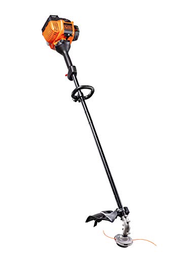 BLACK+DECKER BDXGTAM214102 25cc 2-Cycle 14-Inch Straight Shaft Gas Powered String Trimmer – Light-weight Weed Wacker for Lawn Care, Black and Orange | The Storepaperoomates Retail Market - Fast Affordable Shopping
