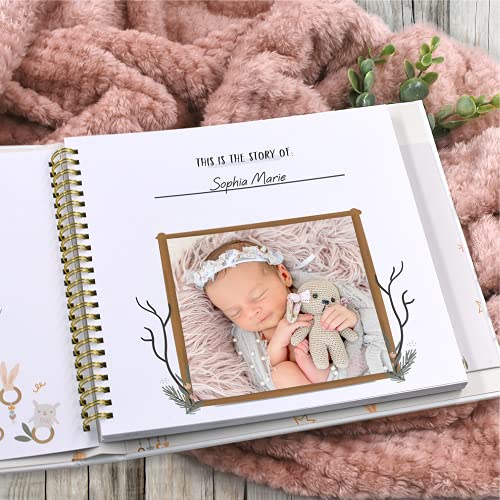 Keepsake Baby Memory Book for Boys and Girls – Timeless First 5 Year Baby Book & Box – Gender Neutral Baby Journal Scrapbook or Photo Album – A Milestone Book to Record Every Event from Birth to Age 5 | The Storepaperoomates Retail Market - Fast Affordable Shopping