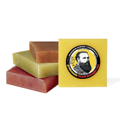 Professor Fuzzworthy’s Gentlemans Beard Shampoo & Conditioner Bar Sample Kit for Men | All Natural for All Beard & Hair Types | The Storepaperoomates Retail Market - Fast Affordable Shopping