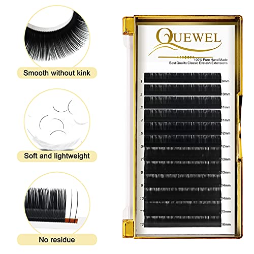 Eyelash Extension Classic Lash Extensions .15 D Curl MIX9-16mm Individual Lashes Extensions Professional Supplies .03/.05/.07/.10/.15/.18/.20 C/D Curl Single 9-25mm Mixed Tray (0.15 D MIX9-16mm) | The Storepaperoomates Retail Market - Fast Affordable Shopping