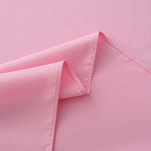 FOLINS&HOME Pink Square Tablecloth 54 x 54 Wrinkle Free Waterproof Polyester Table Cloths, Spillproof Heavy Duty and Washable Table Cover for Party, Banquet, Indoor and Outdoor-Rectangle/Oblong | The Storepaperoomates Retail Market - Fast Affordable Shopping
