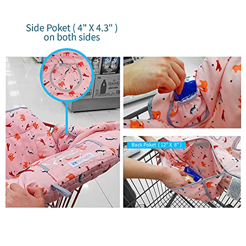 BambinoKit Shopping Cart & Highchair Cover for Baby Boys & Girls – Full Protection, Easy to Install & Carry, Machine Washable – Give Your Baby Soft Cushioned Comfort, Enjoy Easier Shopping! | The Storepaperoomates Retail Market - Fast Affordable Shopping