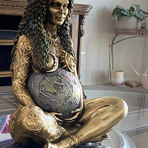 Efitty Mother Earth Statue Millennial Gaia Statue Gaia Goddess Statue Mother Earth Art Statue Polyresin Figurine, Home and Garden Decorative Figurine (15 cmx 5cm X 5cm) (A-1pc) | The Storepaperoomates Retail Market - Fast Affordable Shopping