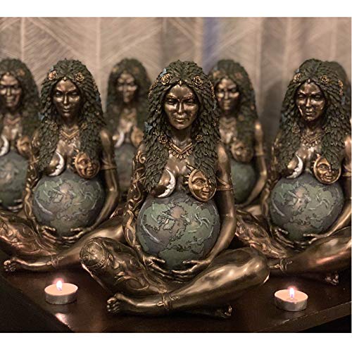 Efitty Mother Earth Statue Millennial Gaia Statue Gaia Goddess Statue Mother Earth Art Statue Polyresin Figurine, Home and Garden Decorative Figurine (15 cmx 5cm X 5cm) (A-1pc) | The Storepaperoomates Retail Market - Fast Affordable Shopping