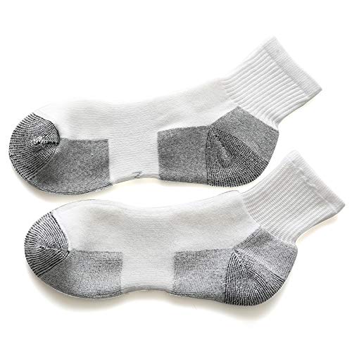 WANDER Men’s Athletic Ankle Socks 3-8 Pairs Thick Cushion Running Socks for Men&Women Cotton Socks 7-9/9-12/12-15 (8 Pair A0-White, Shoe Size: 7-9) | The Storepaperoomates Retail Market - Fast Affordable Shopping