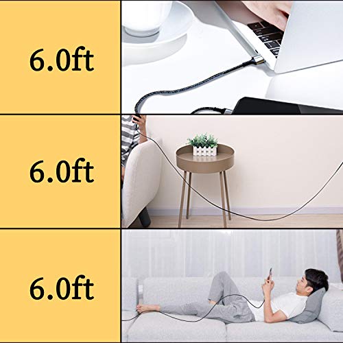 QQLIKE USB Type C Cable 3A Fast Charging 5 Pack 6FT USB A to USB C Charger Braided Cord Compatible with Samsung Galaxy S10 S9 S8 S20 Plus A51 A11 Note 8 Charging Cord | The Storepaperoomates Retail Market - Fast Affordable Shopping