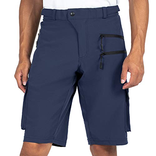 Gouxry Men’s Hiking Shorts Casual Quick Dry Lightweight Cargo Work Tactical Golf Fishing Summer Short (Blue, XXL) | The Storepaperoomates Retail Market - Fast Affordable Shopping