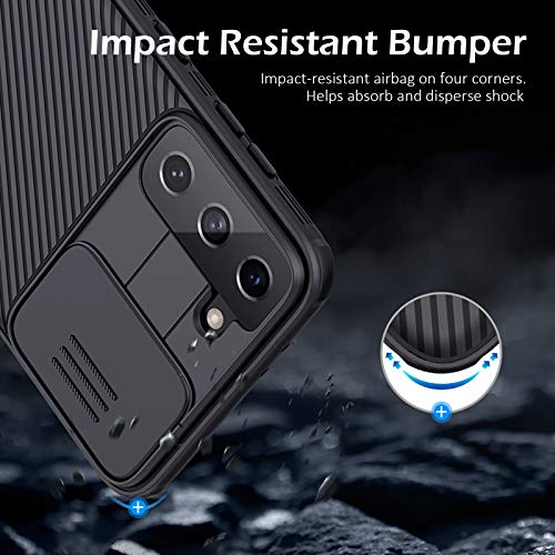 CloudValley for Samsung Galaxy S21 Plus Case with Camera Cover, Full-Body Protective & Slim Fit, Camera Protection Case Only for Samsung Galaxy S21+ 5G 6.7 inch (2021 Release)-Black | The Storepaperoomates Retail Market - Fast Affordable Shopping