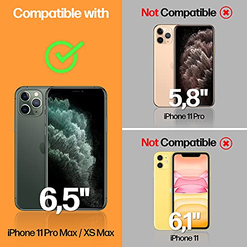 Power Theory Privacy Screen Protector for iPhone 11 Pro Max/iPhone XS Max Tempered Glass [2 Pack] Anti Spy protection with Easy Install Kit [Case Friendly][6.5 Inch] | The Storepaperoomates Retail Market - Fast Affordable Shopping