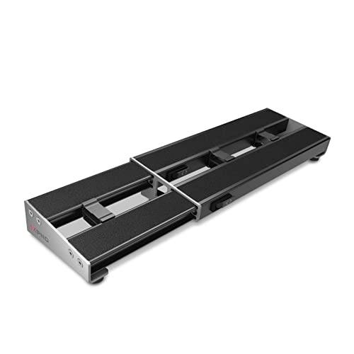 D’Addario XPND Pedal Board – Guitar Pedal Board that Expands – Pedal Boards for Guitars – 1 Row, Lightweight, Durable Aluminum Pedalboard – Pre-Applied Loop Velcro for Swapping Pedals | The Storepaperoomates Retail Market - Fast Affordable Shopping
