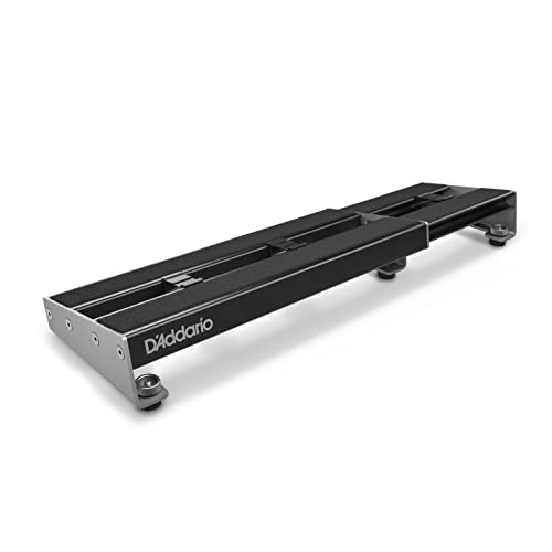 D’Addario XPND Pedal Board – Guitar Pedal Board that Expands – Pedal Boards for Guitars – 1 Row, Lightweight, Durable Aluminum Pedalboard – Pre-Applied Loop Velcro for Swapping Pedals | The Storepaperoomates Retail Market - Fast Affordable Shopping
