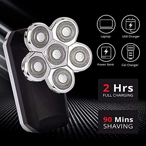 5 in 1 Shaver for Men, Upgrade 6D Razors, Upgrade Shaver for Men – Bald Head Shaver Grooming Kit- Multifunctional Electric Shavers- Wet & Dry Razor- Cordless Waterproof Beard Trimmer | The Storepaperoomates Retail Market - Fast Affordable Shopping
