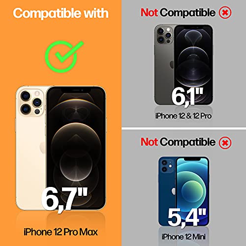 Power Theory Privacy Screen Protector for iPhone 12 Pro Max Tempered Glass [2 Pack] Anti Spy protection with Easy Install Kit [Case Friendly][6.7 Inch] | The Storepaperoomates Retail Market - Fast Affordable Shopping