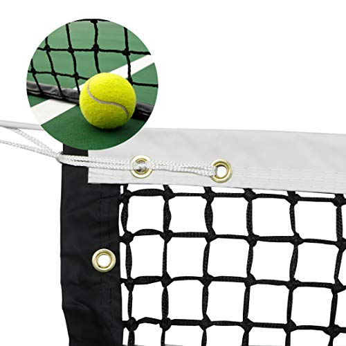 ProGoal Tennis Net 42FT Professional Heavy Duty Nylon Net, Compatible with All Standard Tennis Posts, IncludedIndoor Outdoor Court (Single-Layer Tennis net) | The Storepaperoomates Retail Market - Fast Affordable Shopping