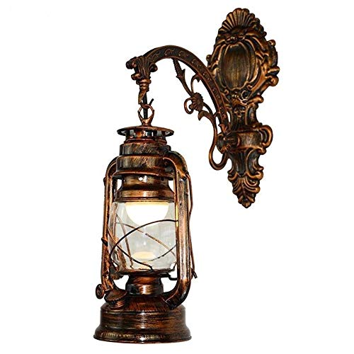 GAOZ Outdoor Lights Vintage LED Wall Lamp Barn Lantern Retro Kerosene Wall Light European Antique Style for Home,Garden,Yard,Decorations | The Storepaperoomates Retail Market - Fast Affordable Shopping