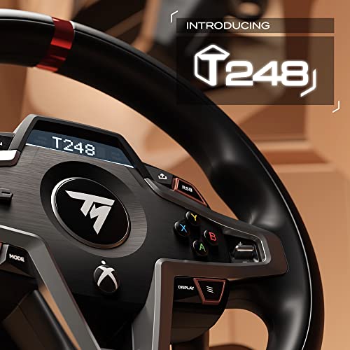 Thrustmaster T248X, Racing Wheel and Magnetic Pedals, HYBRID DRIVE, Magnetic Paddle Shifters, Dynamic Force Feedback, Screen with Racing Information (XBOX Series X/S, One, PC) | The Storepaperoomates Retail Market - Fast Affordable Shopping