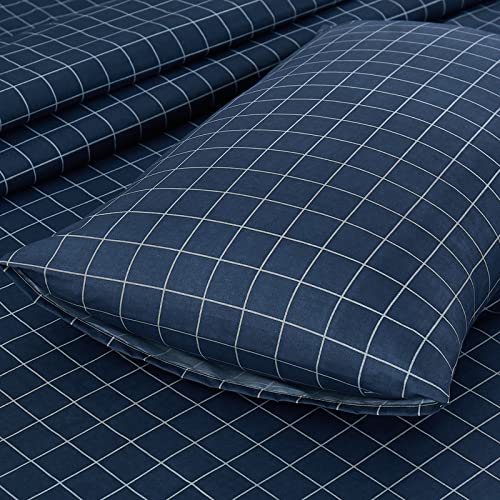 baceight King Size Sheets Set Breathable & Cooling Wrinkle Free Extra Soft Plaid Sheets for King Size Bed Deep Pockets Easy Fit Brushed Microfiber Fade and Shrink Resistant King Sheets Set | The Storepaperoomates Retail Market - Fast Affordable Shopping