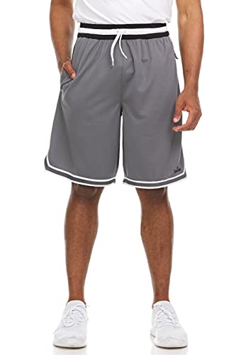 Spalding Mens Future Performance Basketball Short, Concrete, XL | The Storepaperoomates Retail Market - Fast Affordable Shopping