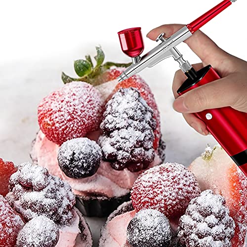 Airbrush Kit, Airbrush Sets with USB Cable and Hose, Dual-Action Gravity Feed Airbrush with Rechargeable Compressor, Handheld Spray Pen Kit, Use for Makeup, Cake Decor, Model Coloring, Art Craft | The Storepaperoomates Retail Market - Fast Affordable Shopping