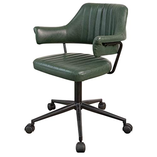 HQBL PU Leather Home Office Chair,Height-Adjustable 360 °Rolling Swivel Stool,Mid-Back Soft Computer Task Seat,for Study/Read/Game | The Storepaperoomates Retail Market - Fast Affordable Shopping