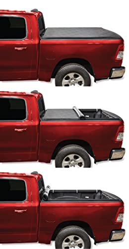 LEER ROLLITUP | Fits 2019 – 2023 Ford Ranger with 5’ Bed Length | Soft Roll Up Truck Bed Tonneau Cover | 4R303 | Low-Profile, Sturdy, Easy 15-Minute Install (Black) | The Storepaperoomates Retail Market - Fast Affordable Shopping