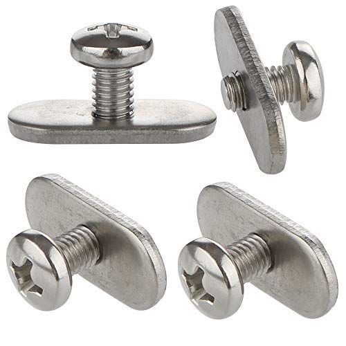 VTurboWay 4 Pcs 316 SS Kayak Rail/Track Screws, Track Nuts w’ 4 pcs M5 Long Screws and 4 Pcs Short Screws, Mounting Replacement Kit for Kayaks Rails | The Storepaperoomates Retail Market - Fast Affordable Shopping